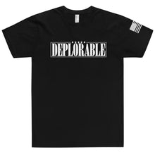 Load image into Gallery viewer, Black Deplorable Short Sleeve Shirt
